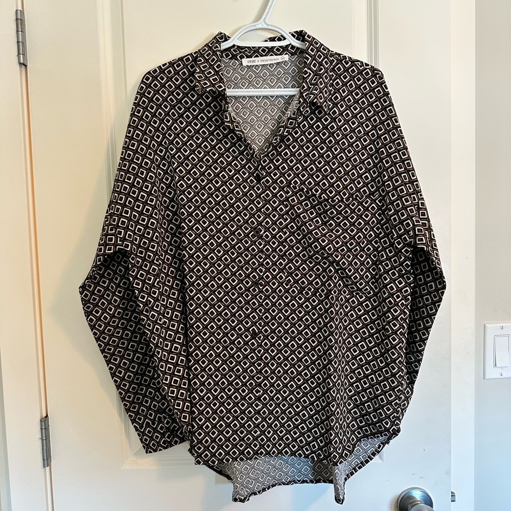 Women’s Oversized Button up shirt
